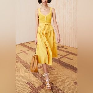 Ulla Johnson Lilith Dress in Goldenrod XS